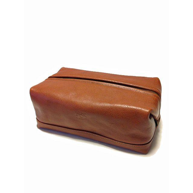 イルビゾンテ Il Bisonte メンズ レディース コスメポーチ 化粧ポーチ バニティ Loft C0657p 214コニャック Cognac Il C0657p 214cog Indigo 通販 Yahoo ショッピング