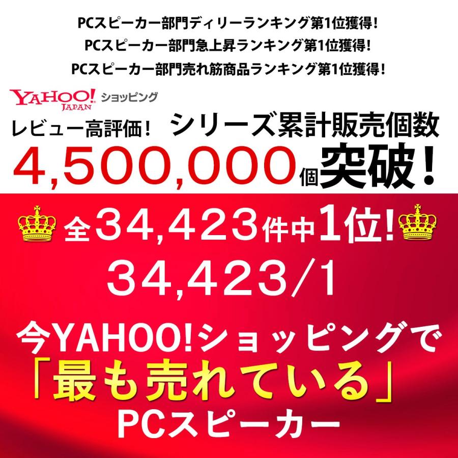 PCスピーカー 小型 USB電源 HiFi 高音質 PC テレビ タブレット スマホ PC用 2chステレオ 重低音 3.5mmミニプラグ USBスピーカー マルチメディア ★ |  | 05