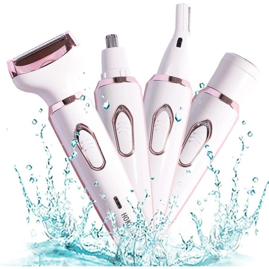 休日 女性用シェーバー 電気シェーバー レディース 充電式 全身 ボディ 鼻毛 顔 脇 足 眉毛