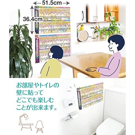 本店 お風呂ポスター 語呂合わせで覚える日本史 年表 年号 防水 上下巻セット サイズ 歴史 社会 受験 Supplystudies Com