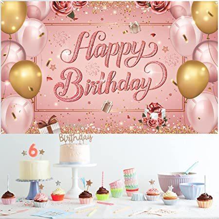 タペストリー バルーン 誕生日 飾り付け 壁掛け 大判 横 おしゃれ 装飾 デコレーション お祝い 女の子 男の子 ローズゴルード 479 Select Shop Indivise 通販 Yahoo ショッピング