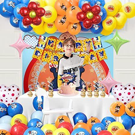 バルーン 誕生日 飾り付け アンパンマン Happy Birthdayバナー 風船 ケーキトッパー 室内装飾 子供 幼稚園 Select Shop Indivise 通販 Yahoo ショッピング