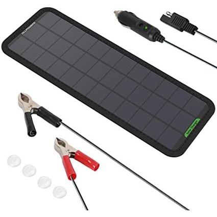 ソーラー充電器 カーソーラーチャージャー 18v 7 5w Sunpower高効率ソーラーパネル 自動車 オートバイ トラクター ボート 超特価sale開催