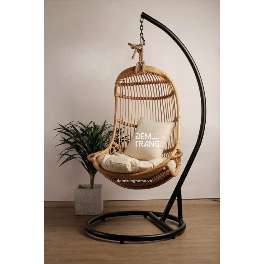 最大70％オフ！ ベトナム市場ハンギングチェア 1人掛け 屋内用 ラタン