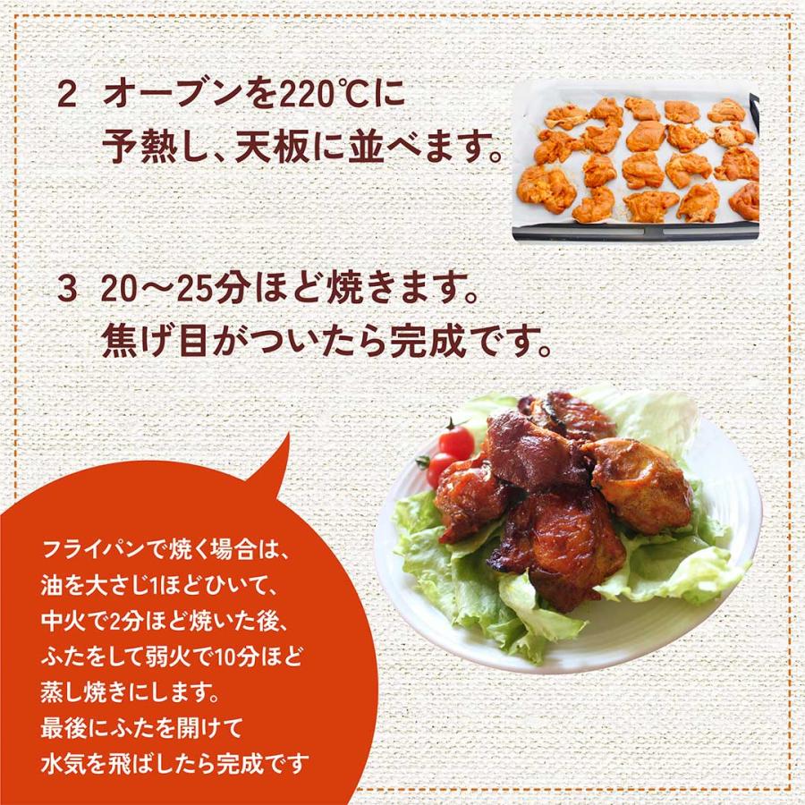【おとくな3倍量】タンドリーチキン 10種のスパイスMIX 大パック｜ 無添加・ 無着色料　チャック付き袋 |  | 04