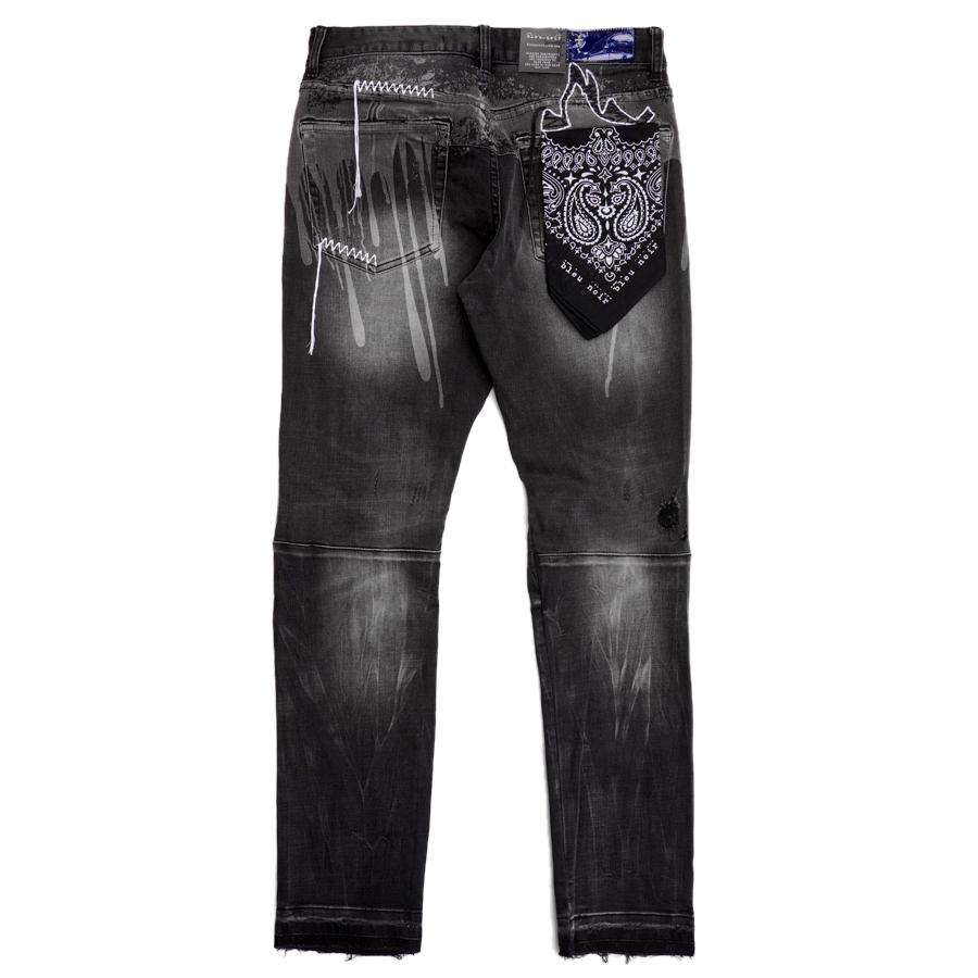 セール 30%OFF SALE BLEU NOIR デニム ジーンズ ウォッシュブラック