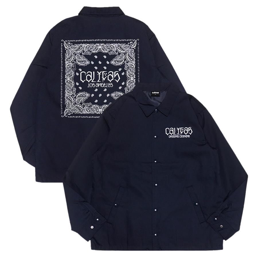 GREASER CALIFAS 刺繍コーチングジャケット　MADE IN USA CALIFAS カリファス コーチジャケット ナイロンジャケット バンダナ