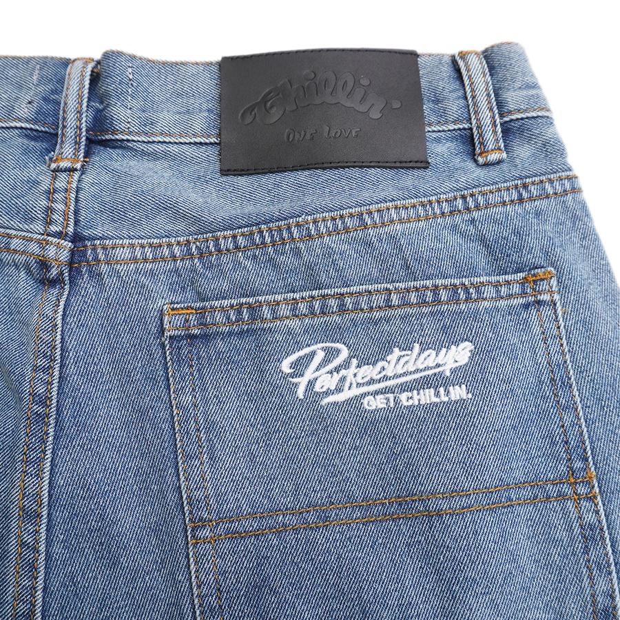 CHILLIN' デニムショーツ ペインターショーツ ハーフパンツ