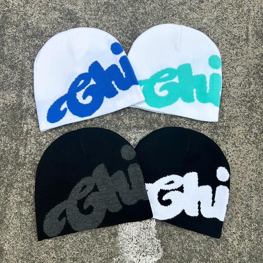 CHILLIN' チリン ビーニー ニット帽 ニットキャップ ロゴ ショート