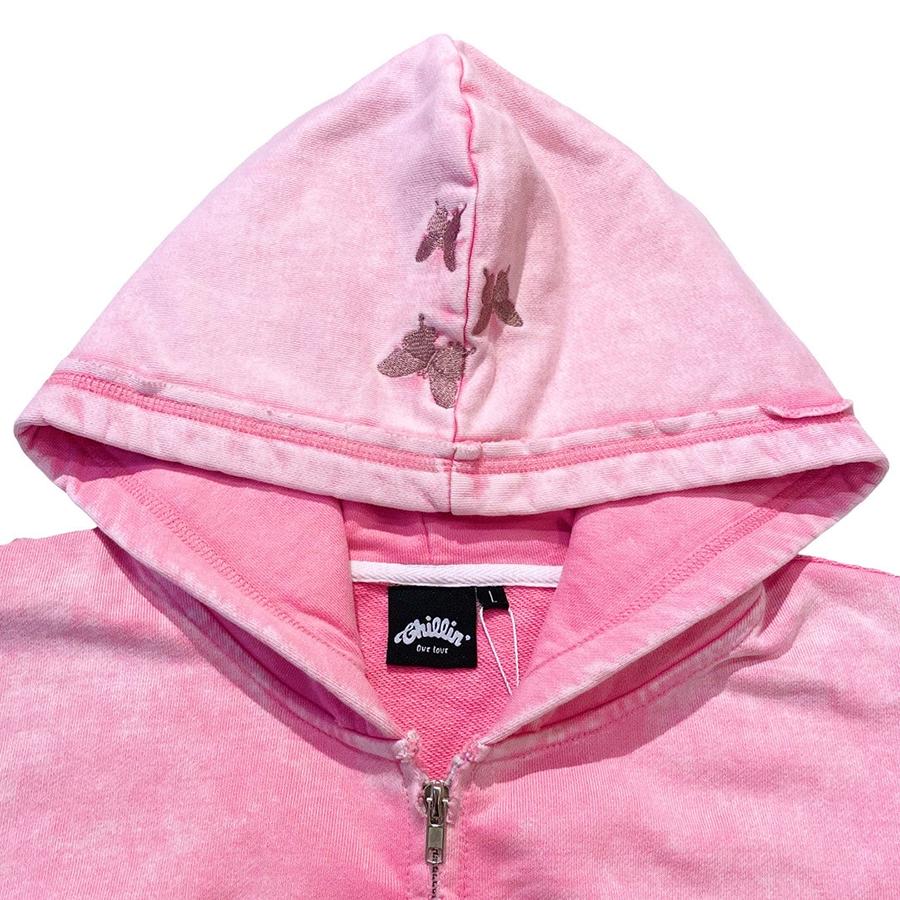 CHILLIN' チリン パーカー スウェット フード フーディー ジップ