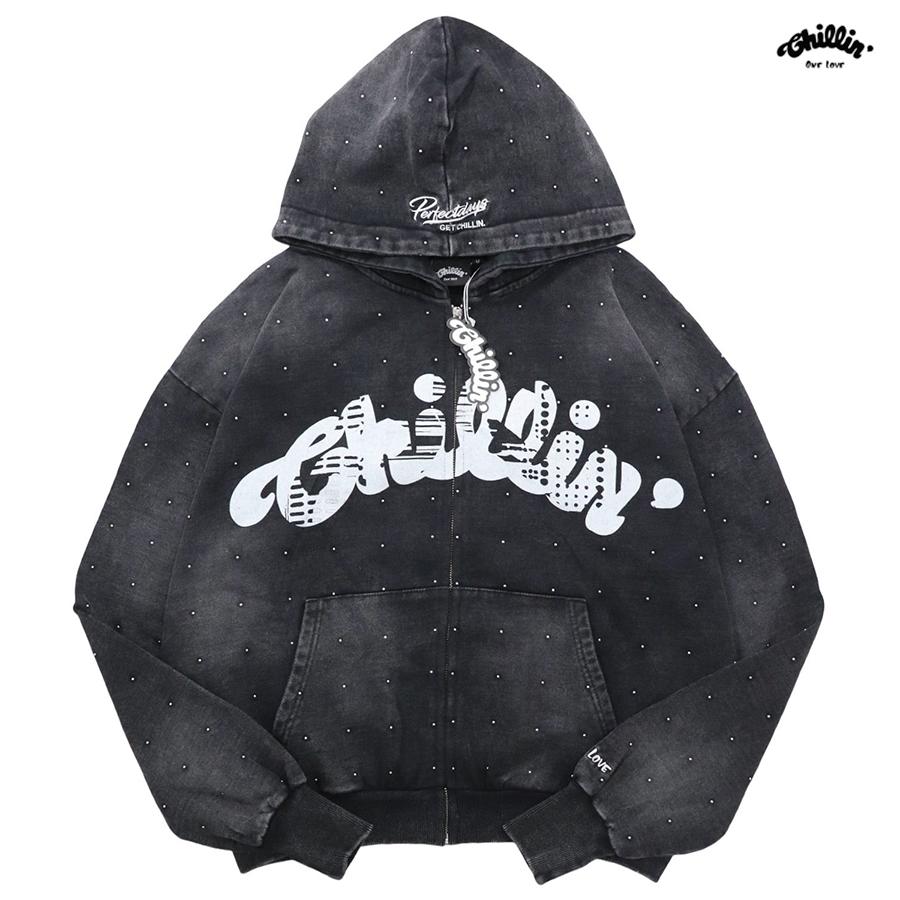 Chillin' ジップパーカー CHILLIN チリン ジップパーカー スウェット フード フーディー