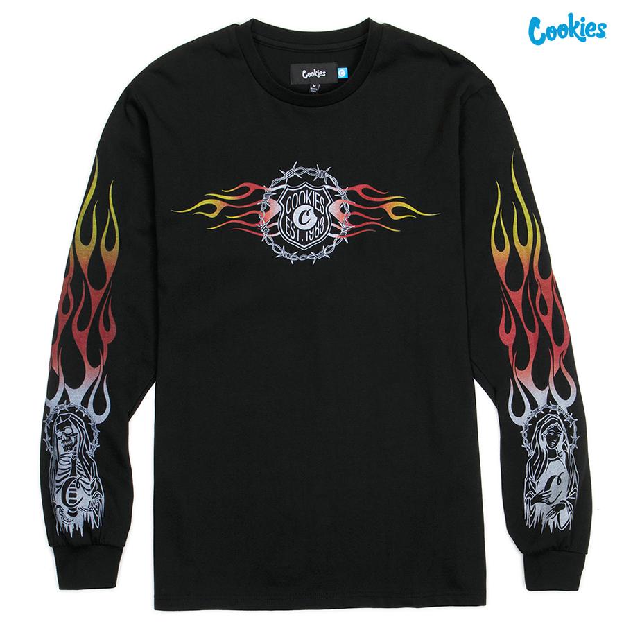 COOKIES クッキーズ ロングスリーブ 長袖 ロンT アパレル 服 ロゴ