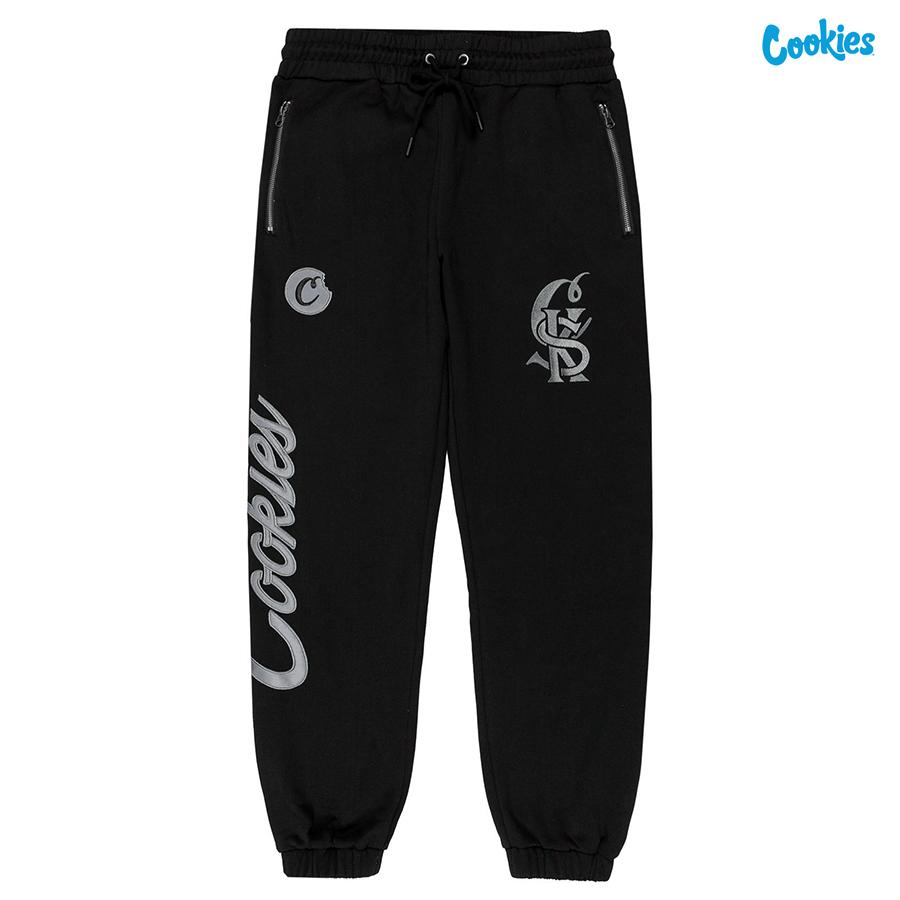 COOKIES クッキーズ スウェットパンツ ロングパンツ ジョガー ロゴ
