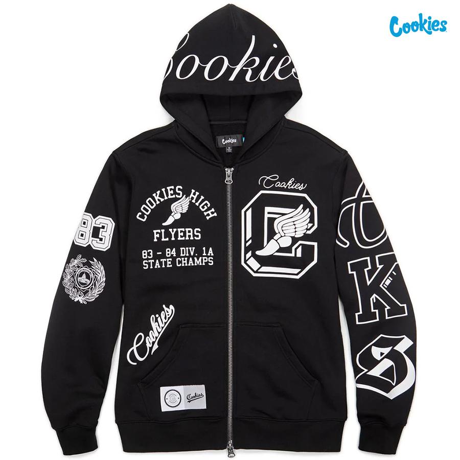 COOKIES クッキーズ ジップアップ ジッパー フード パーカー