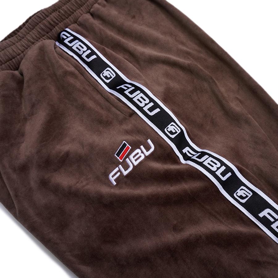 FUBU フブ ベロア セットアップ 上下セット ベルベット トラック