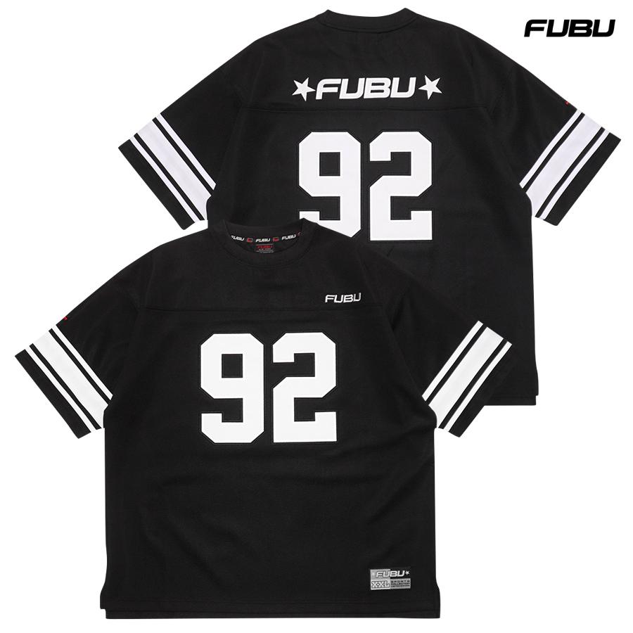 美品 FUBU XLサイズ 90s ゲームシャツ フットボールシャツ メッシュ FUBU フブ ジャージ JERSEY ゲームシャツ フットボール メッシュ 半袖