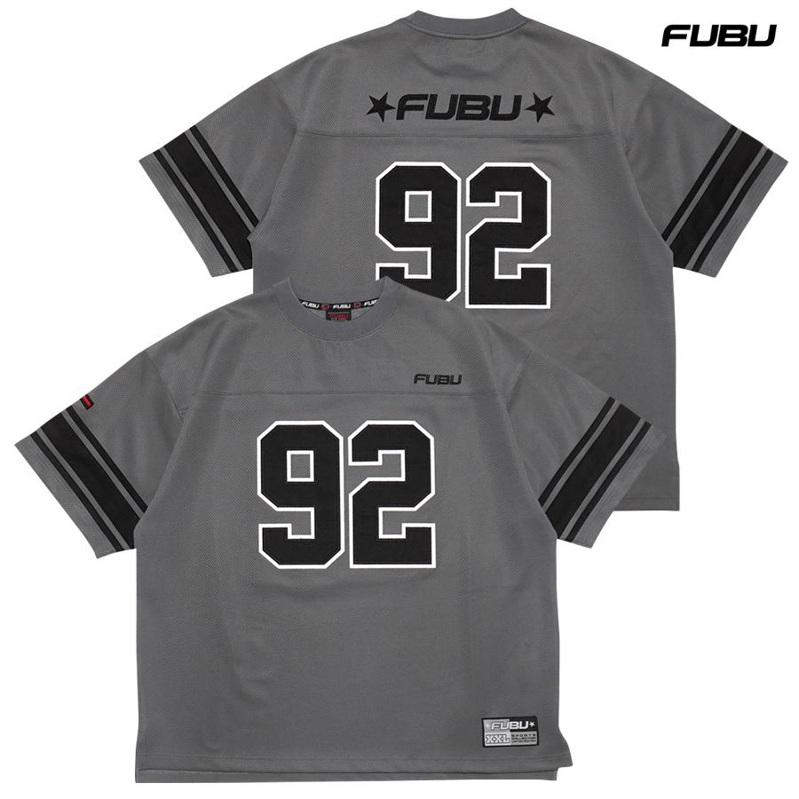 FUBU フブ ジャージ JERSEY ゲームシャツ フットボール メッシュ 半袖