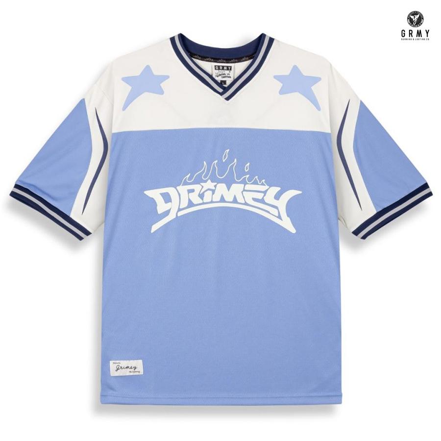 50%OFF】GRIMEY グライミー メッシュ ジャージ Vネック 半袖 ショート 