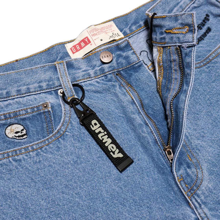 30%OFF】GRIMEY グライミー デニム ジーンズ ロングパンツ ブルー 