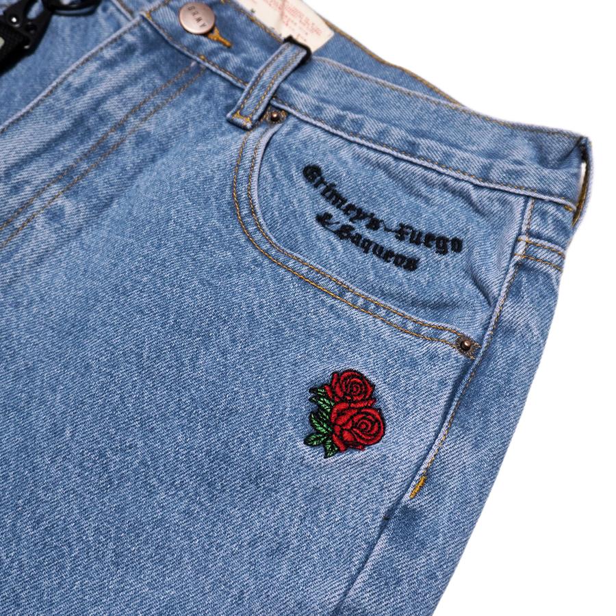 30%OFF】GRIMEY グライミー デニム ジーンズ ロングパンツ ブルー 