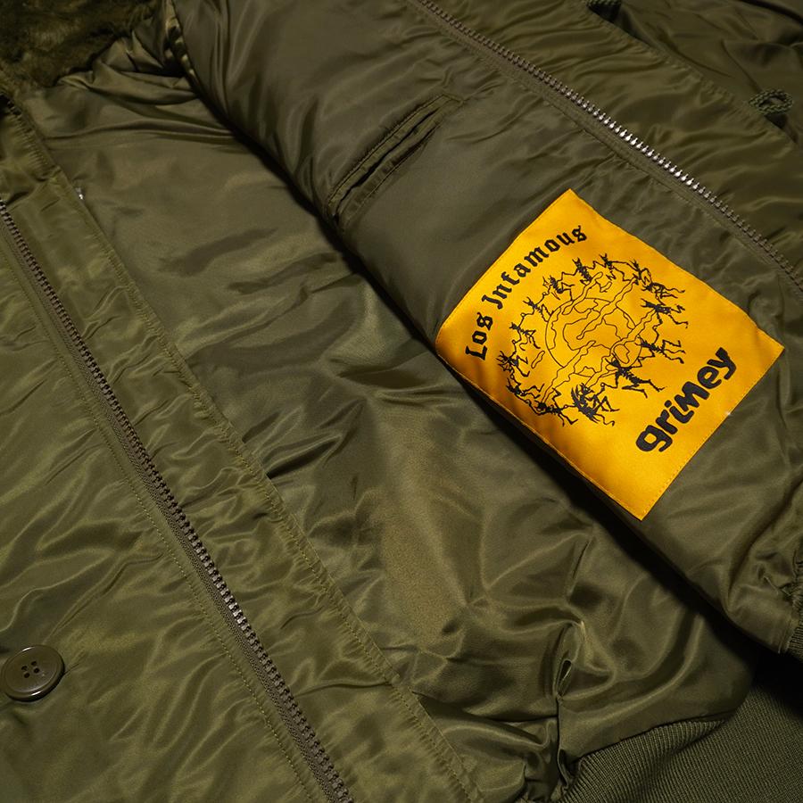 30%OFF】GRIMEY グライミー ナイロン ジャケット ファー フード 