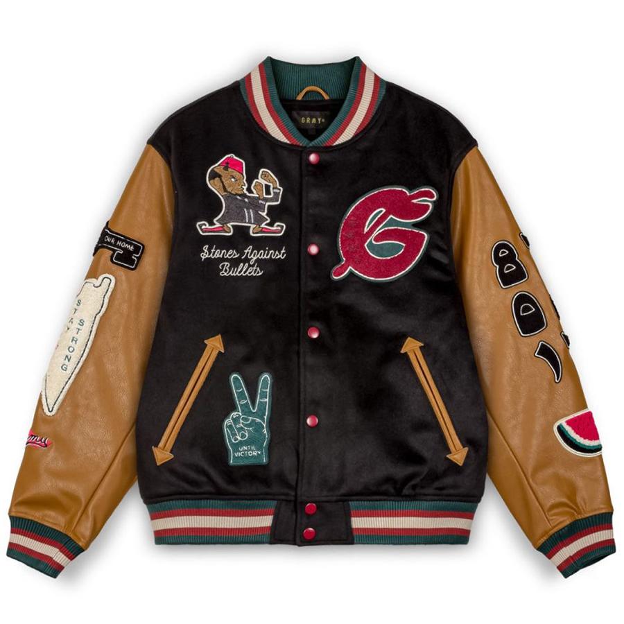 セール 30%OFF SALE GRIMEY グライミー ベースボールジャケット 