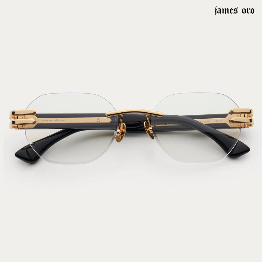 送料無料 JAMES ORO BARON CAVIAR SUNGLASS CLEAR : INDOOR CLASS