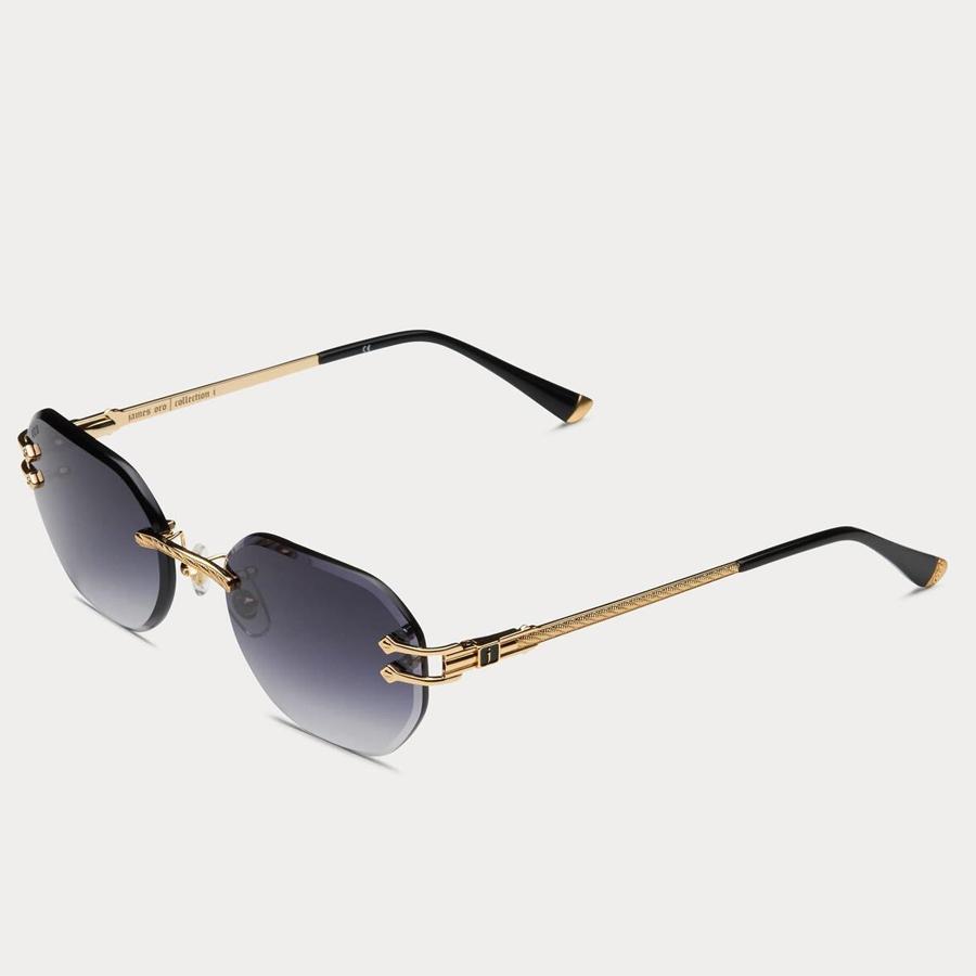 送料無料 JAMES ORO CAVIAR XL SUNGLASS BLACK : INDOOR CLASS - 通販 