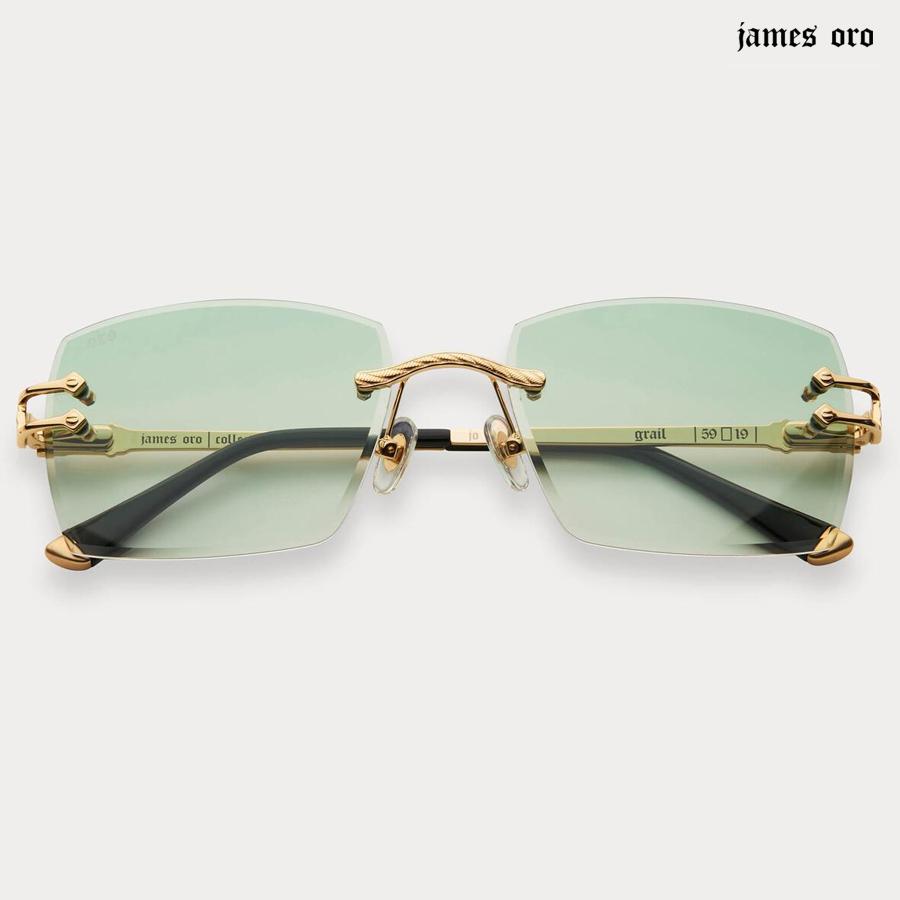 送料無料 JAMES ORO GRAIL SUNGLASS GREEN : INDOOR CLASS