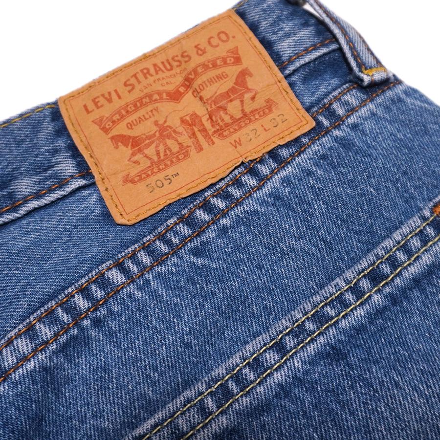 30%OFF】LEVI'S 505 リーバイス カスタム ジーンズ デニム ワッペン