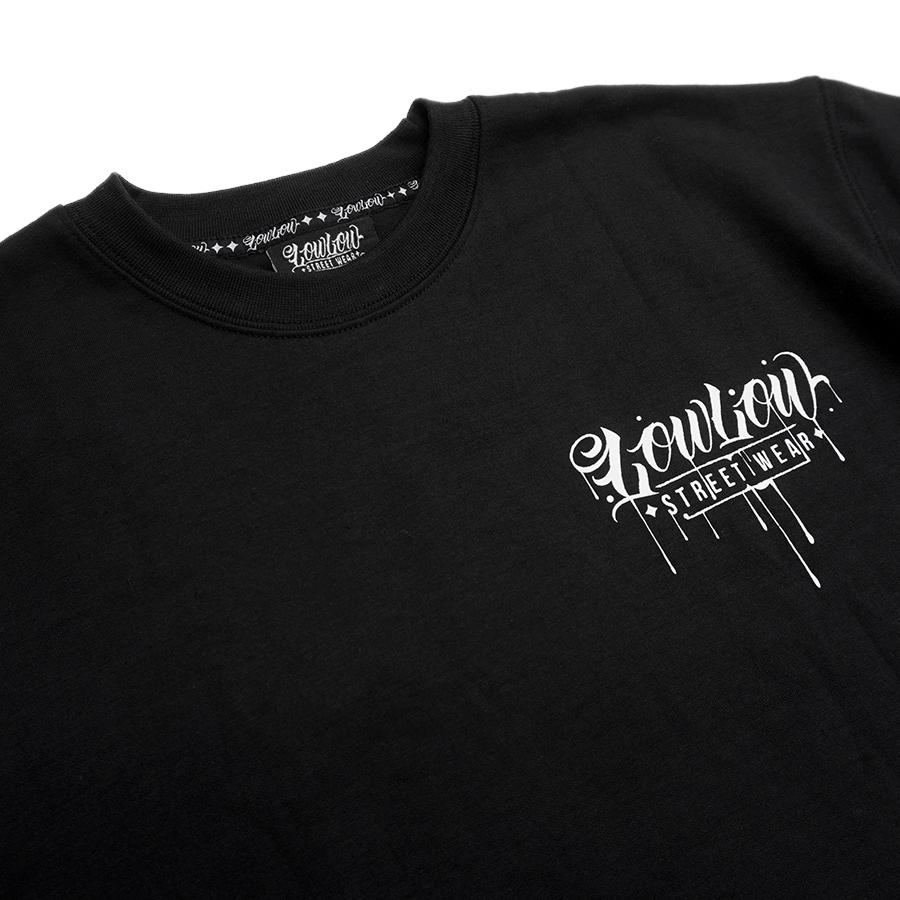 ユ*タ様 LowLow Street Wear 半袖シャツ 黒 L LOWLOW STREETWEAR Tシャツ 半袖 大きいサイズ ビッグサイズ
