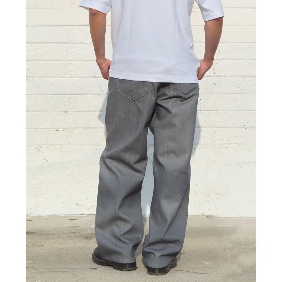NEO BLUE】WASHED SUPER BAGGY JEANS | blank pizza studio NEO BLUE 