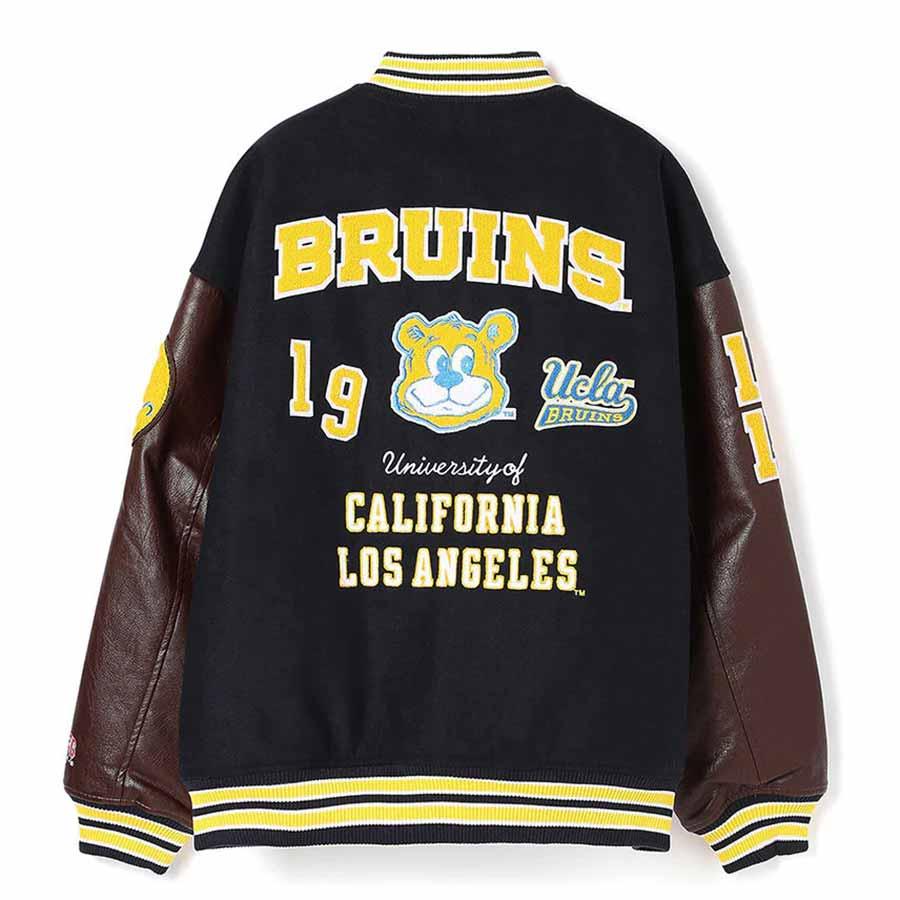 【UCLA／NUTMEG】スタジャン UCLA 【30%OFF】NUTMEG×UCLA ナツメグ スタジアムジャケット