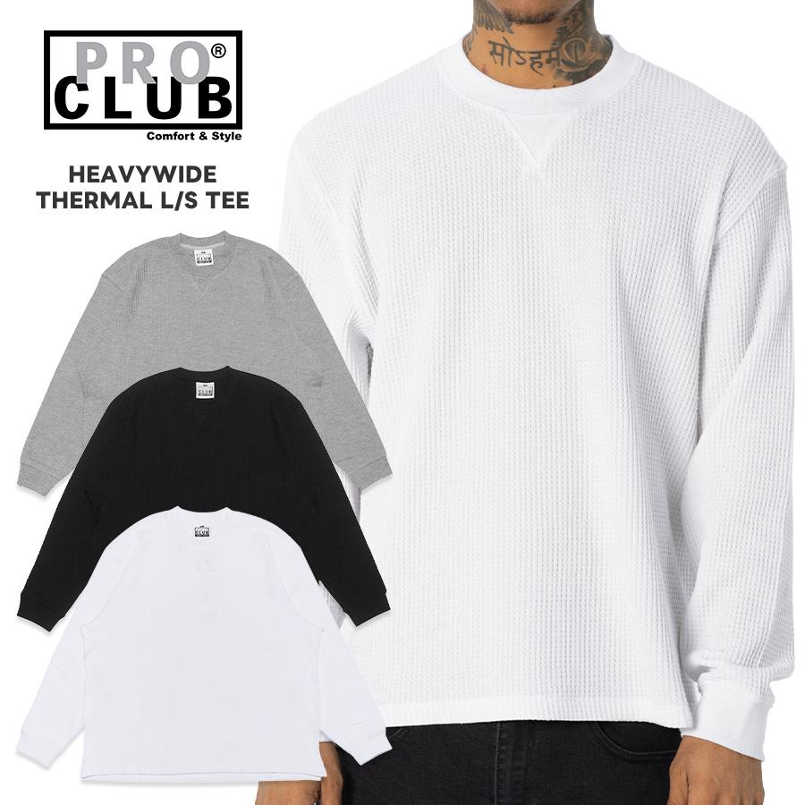 PRO CLUB（プロクラブ） サーマル ロンT 長袖 ロングスリーブ シンプル