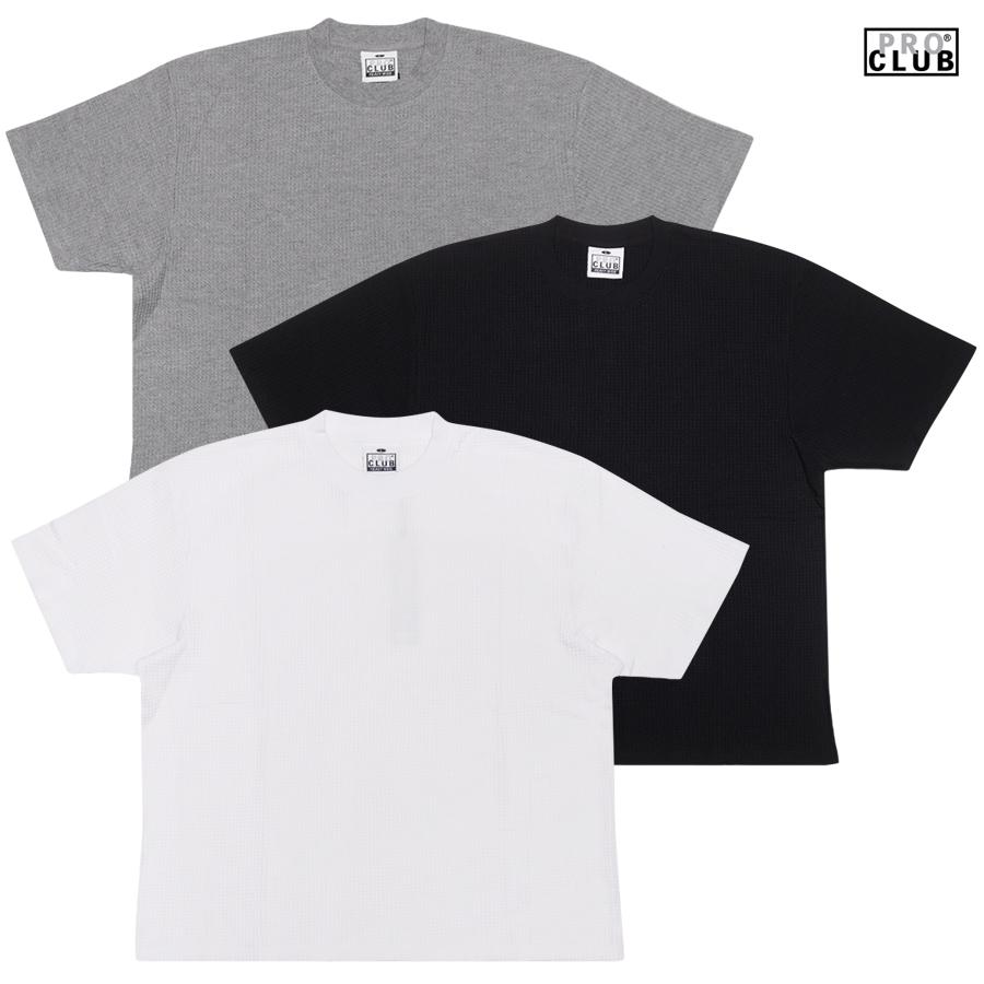 PRO CLUB（プロクラブ） サーマル Tシャツ 半袖 ショートスリーブ
