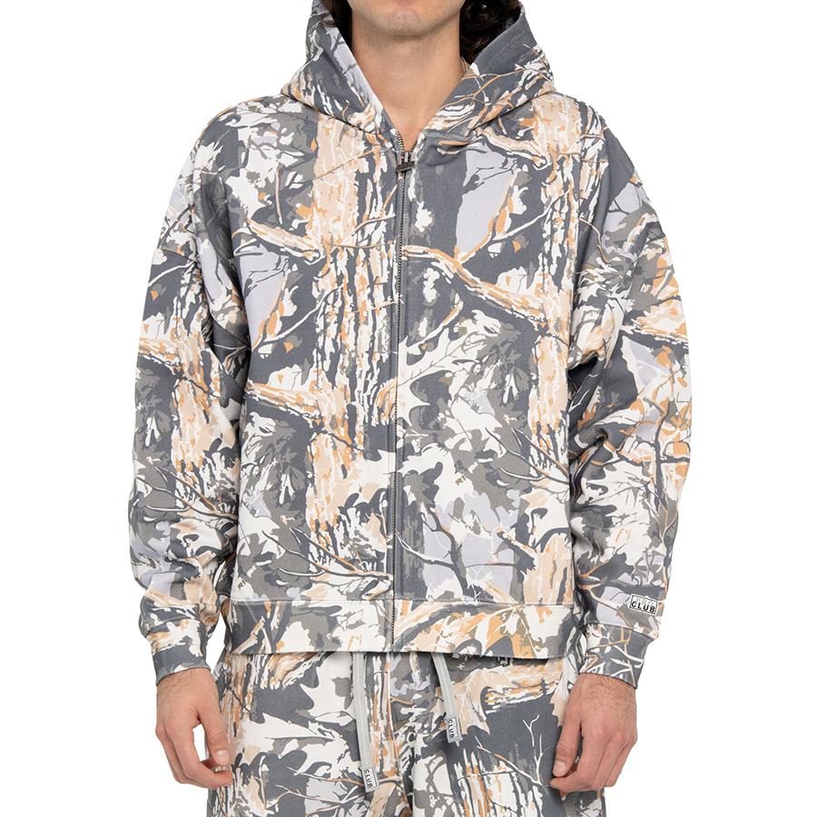 PRO CLUB（プロクラブ） PRO CLUB HEAVYWIDE ZIP UP HOODIE【SNOW TREE