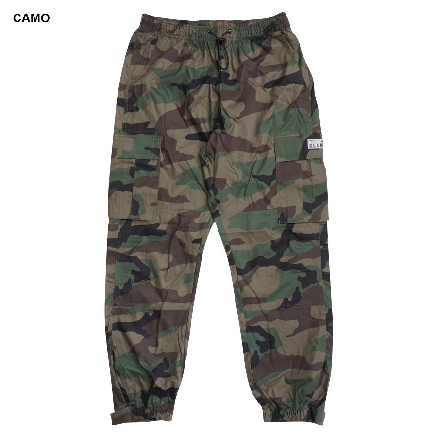 PRO CLUB（プロクラブ） ナイロンカーゴパンツ ロゴ ロングパンツ