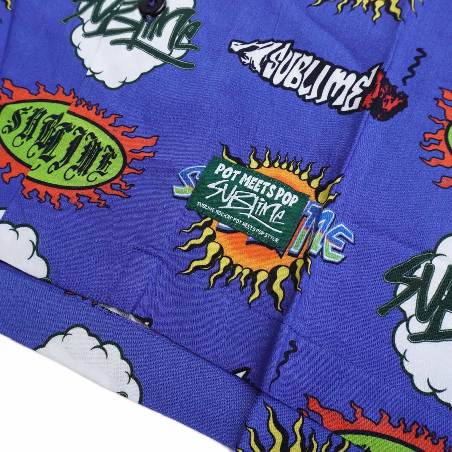 50%OFF】POT MEETS POP × SUBLIME ポットミーツポップ シャツ 半袖