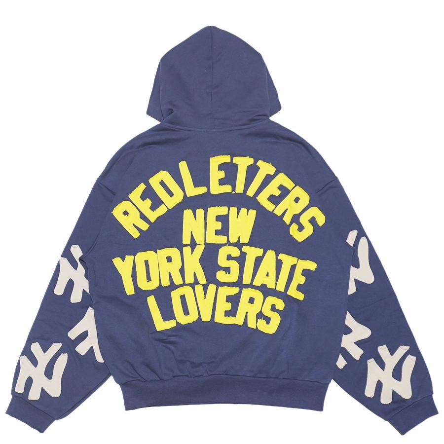 RED LETTERS レッドレターズ パーカー スウェット プルオーバー フード フーディ 長袖 ロングスリーブ NY 服 大きいサイズ ...