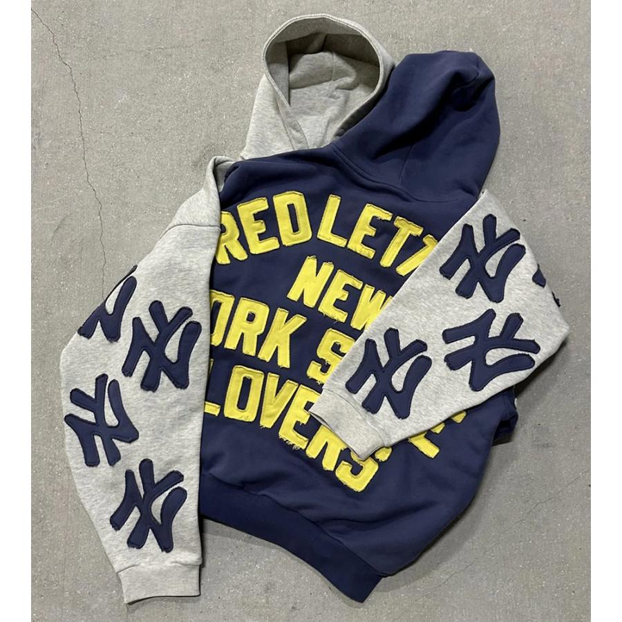 RED LETTERS レッドレターズ パーカー スウェット プルオーバー フード フーディ 長袖 ロングスリーブ NY 服 大きいサイズ ...
