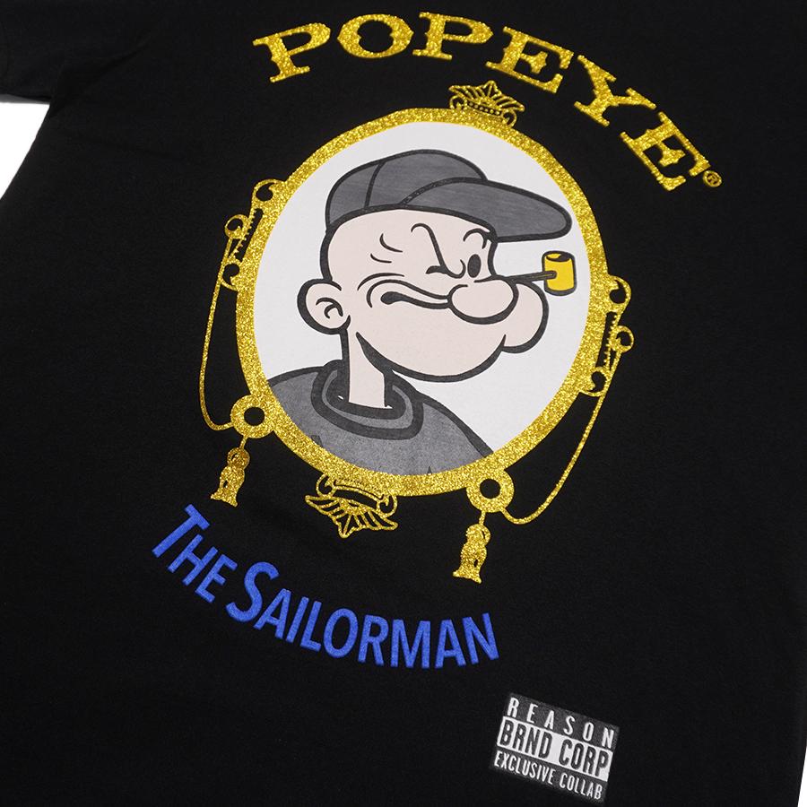 REASON CLOTHING リーズンクロージング Tシャツ 半袖 ショートスリーブ POPEYE ポパイ コラボ : INDOOR ...