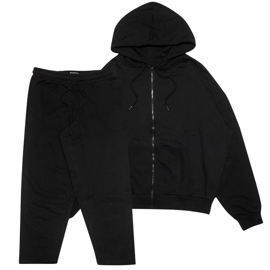REASON CLOTHING リーズン ジップアップ フード スウェット