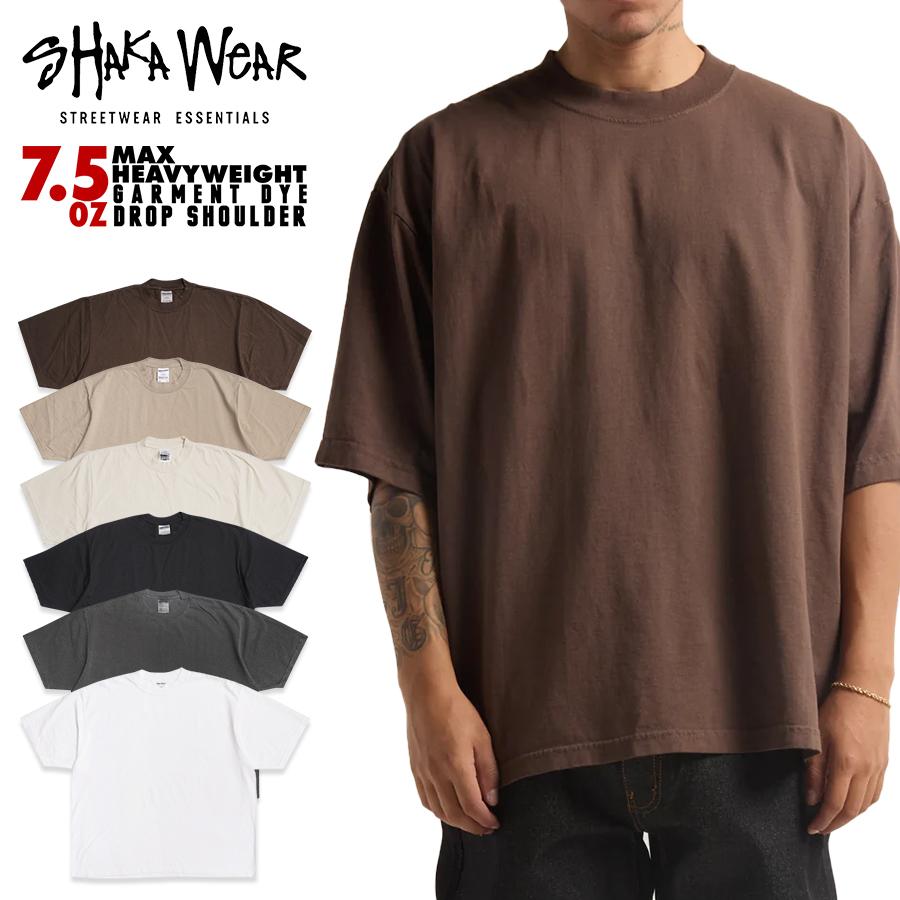 SHAKA WEAR シャカウェア ドロップショルダーTシャツ 半袖 無地T