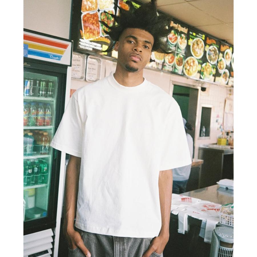 POWER WEAR プリントTシャツ メンズ Mサイズ SHAKA WeAR（シャカウェア） クロップド Tシャツ 半袖 無地T TEE