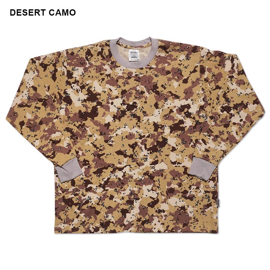 Old navy サーマル ワッフル ロンt カモ 迷彩 00s OLD GAP サーマル