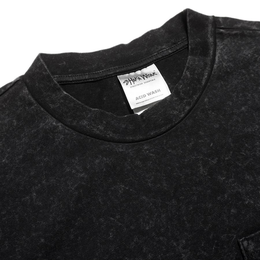 SHAKA WEAR シャカウェア　あのちゃん　ANO Tシャツ M SHAKA WeAR（シャカウェア） アシッドウォッシュ ポケット Tシャツ
