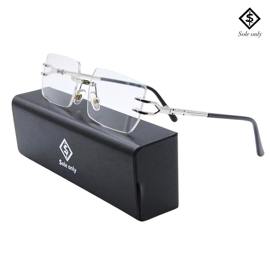 OLE ONLY サングラス リムレス クリア メガネ アイウエア RIMLESS