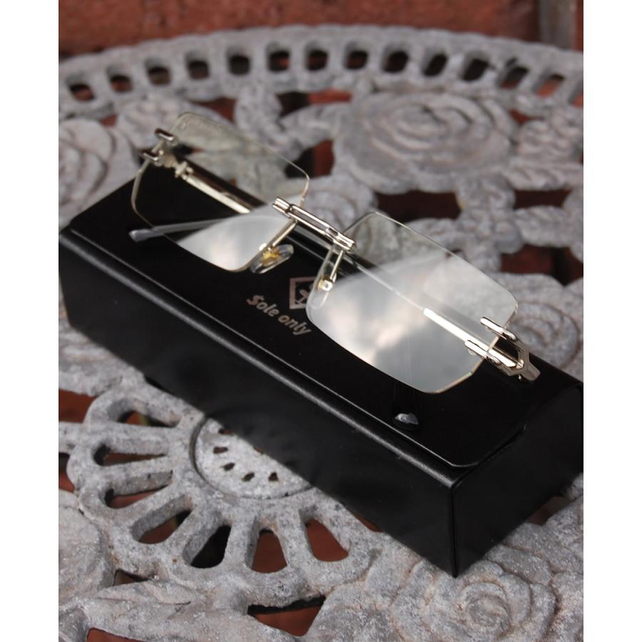 OLE ONLY サングラス リムレス クリア メガネ アイウエア RIMLESS