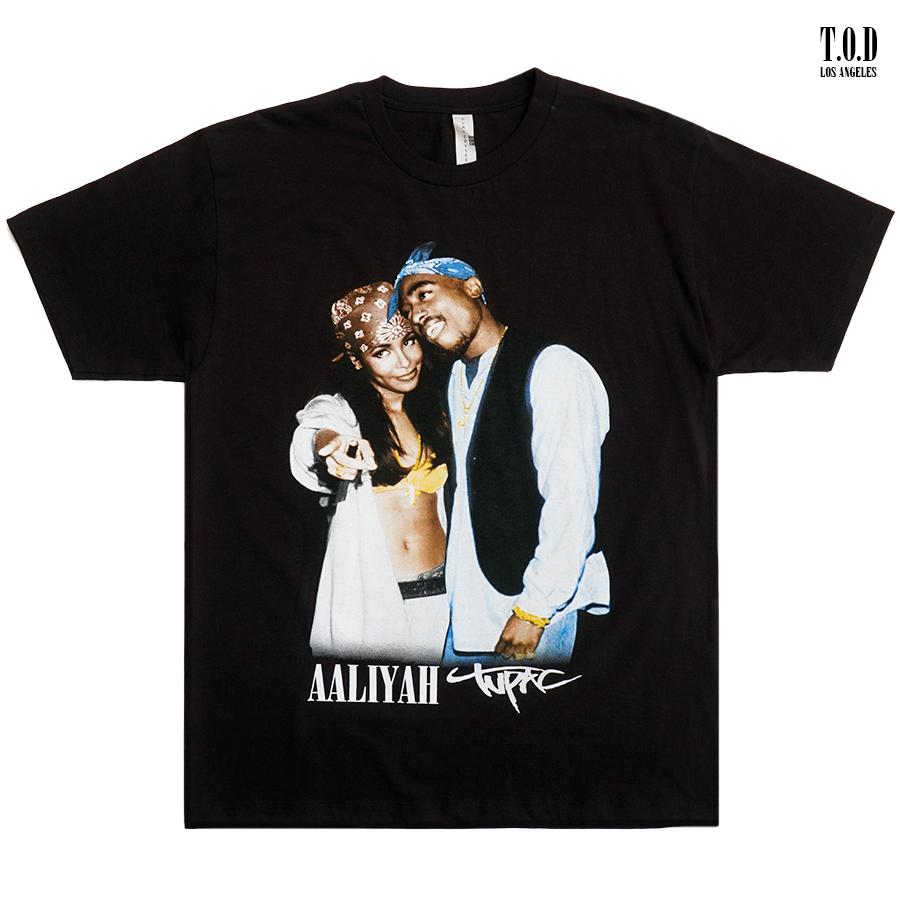 SALE☆30%OFF】TUPAC AND AALIYAH Tシャツ 半袖 ショート SALE☆30%OFF】TUPAC AND AALIYAH Tシャツ 半袖 ショート