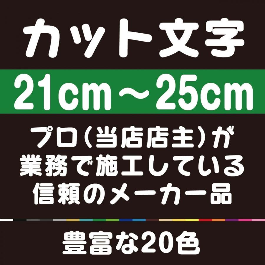 カッティングシート 文字 防水 屋外 車 切り文字 ステッカー ２１ ２５ｃｍ 色 Cuttingseal Regular Color 5 屋内サイン看板 通販 Yahoo ショッピング